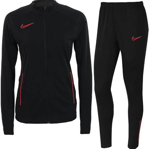 nike pak zwart dames|trainingspak Nike zwart.